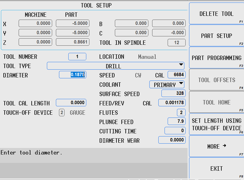 Hurco Converting MM to Inches