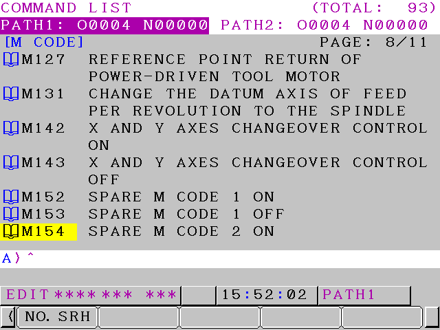 Explain M Codes and G Codes Star SB 20-R