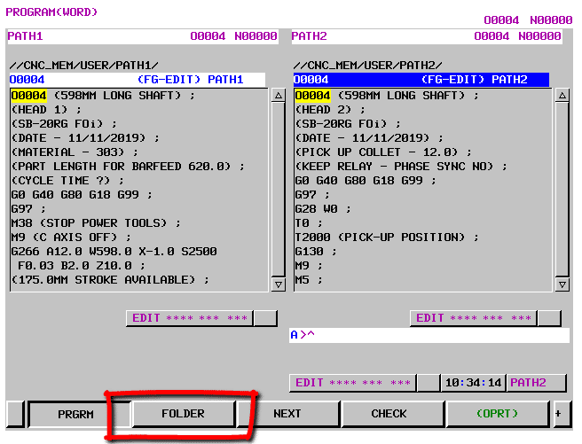 How to Make a Program Active Fanuc 0i-TF