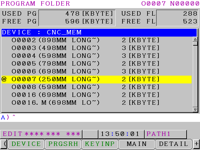 How to Make a Program Active Fanuc 0i-TF